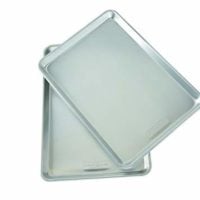 Nordic Ware Natural Aluminum Commercial Baker's Half Sheet (2 Pack), Silver