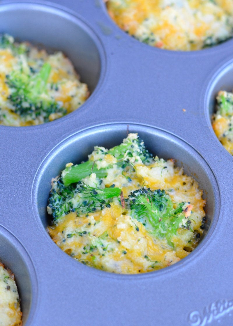 These savory Broccoli Cheddar Muffins are less than 2 net carbs each, making them the perfect keto-friendly side dish! Enjoy a cheesy muffin with your favorite soup or low carb meal!