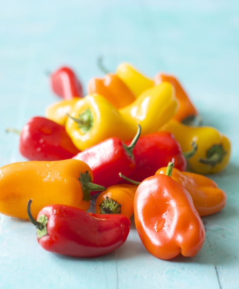 These easy Keto Cheesy Chicken Stuffed Peppers are about one net carb each! A great low carb, healthy dinner or snack!