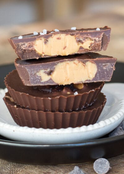 These three ingredient Keto Almond Butter Cups are the perfect low carb way to satisfy your sweet tooth!