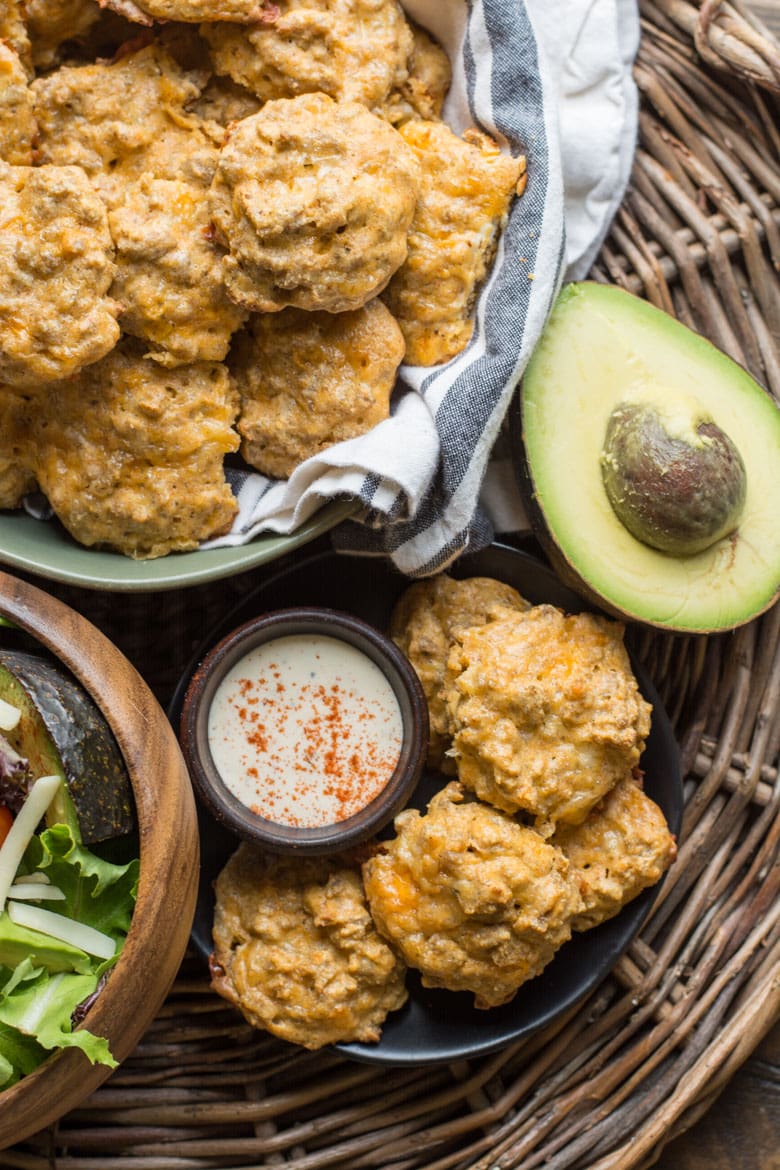 These easy Keto Taco Bites are packed with spicy taco meat and shredded cheese! These little bites are less than one net carb per bite which makes them perfect for keto meal prep! #keto