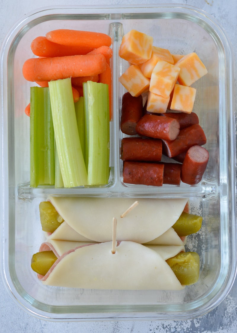 These Easy Lunch Rollups are quick, kid-friendly, and inexpensive. Customize and meal prep these for easy keto lunches all week long!