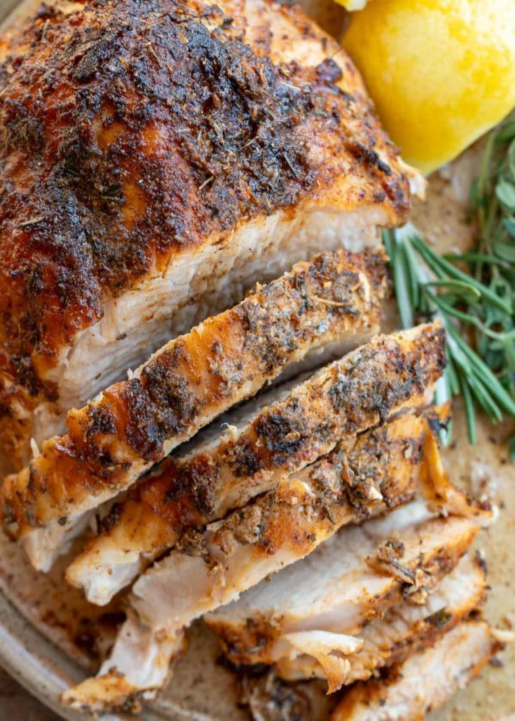 sliced turkey breast