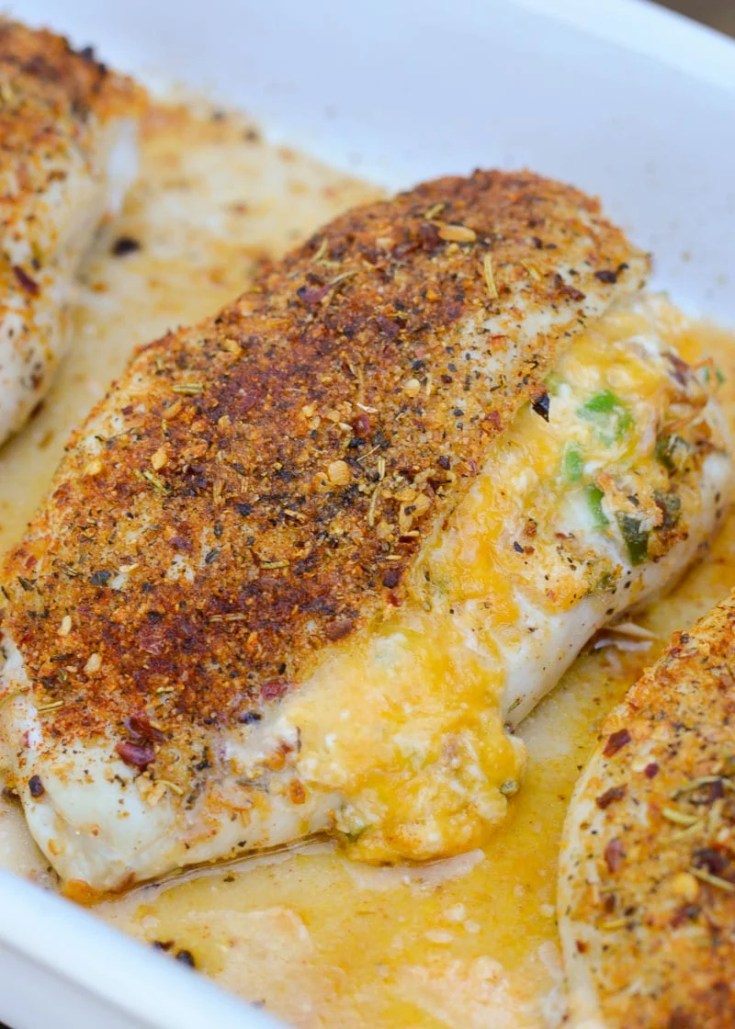 Jalapeño Popper Stuffed Chicken Breast