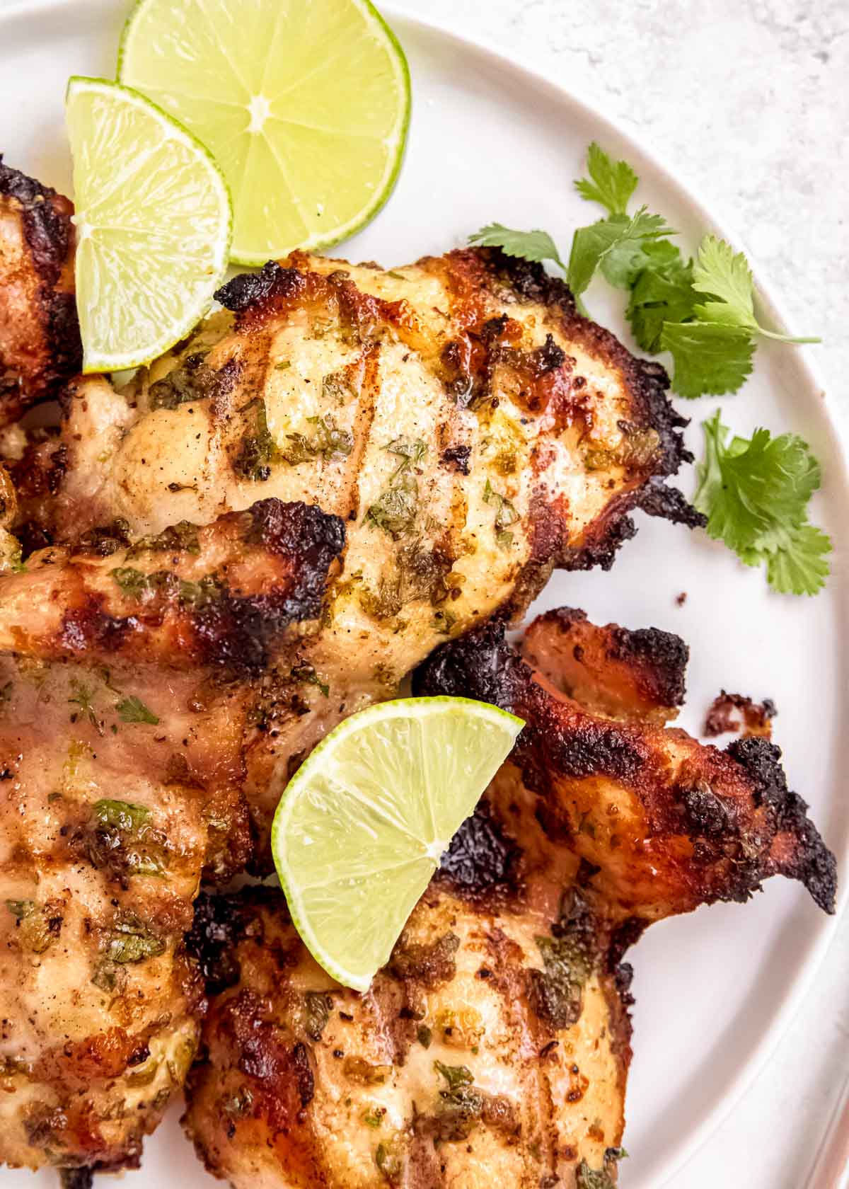 These Juicy Grilled Chicken Thighs are the perfect EASY keto dinner! This recipe is healthy, absolutely delicious, and great for meal prep.