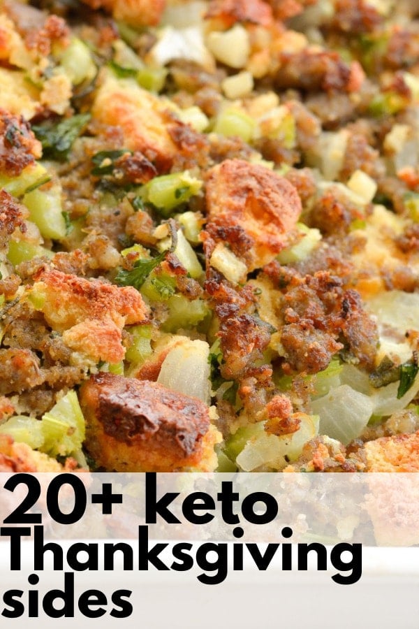 Enjoy these tasty keto thanksgiving sides for your amazing keto thanksgiving dinner menu!