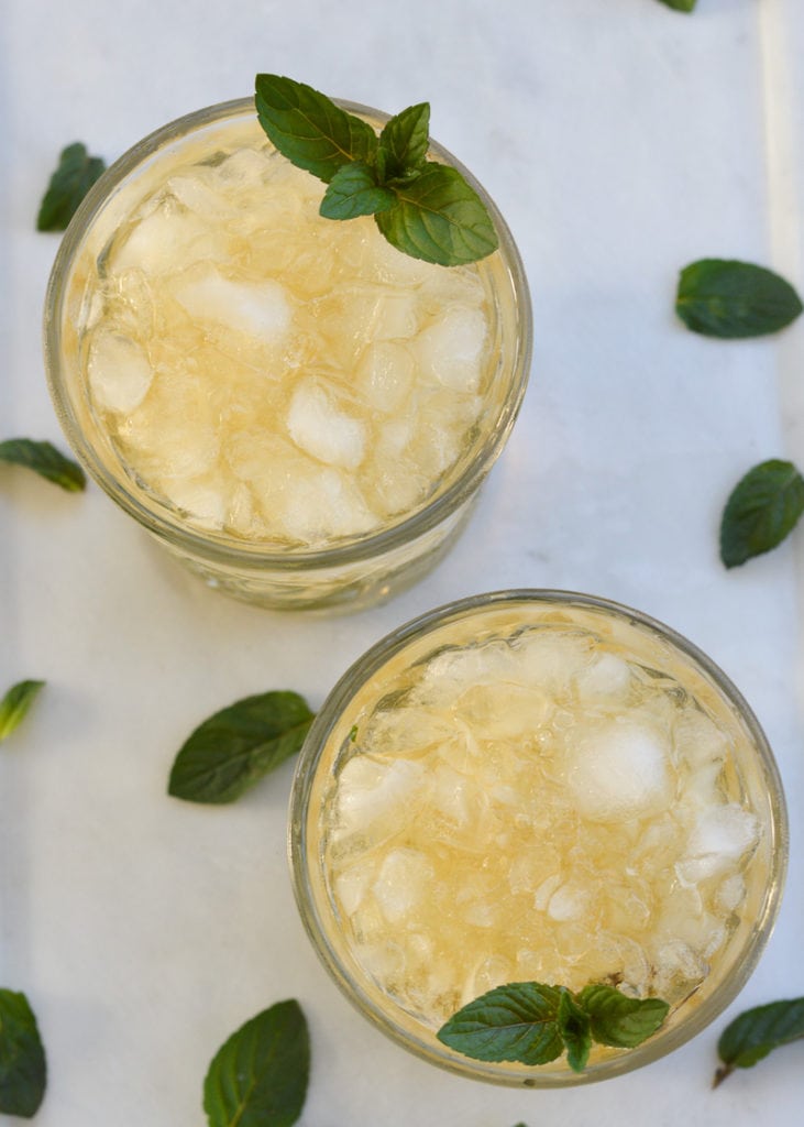 This Keto Mint Julep uses a sugar-free simple syrup, fresh mint, and a classic Kentucky bourbon for a refreshing cocktail... ZERO net carbs!