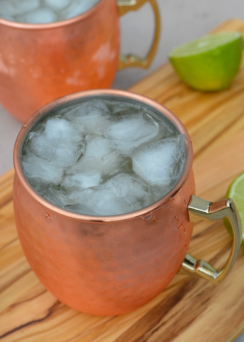 This Keto Moscow Mule is the refreshing low-carb cocktail you'll love. Only 3 ingredients necessary for this delicious ginger drink at about 1 carb each!