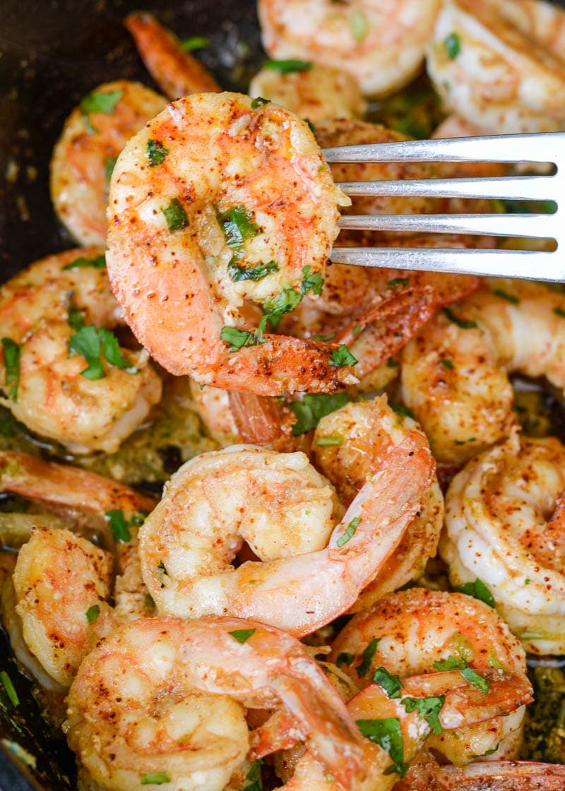 Make this One Pan Cilantro Lime Shrimp on busy nights for a flavor packed, keto-friendly meal that is ready in a flash! 