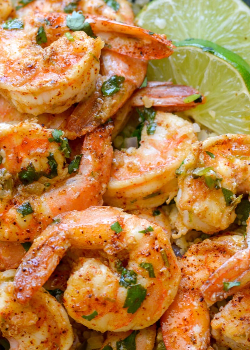 Make this One Pan Cilantro Lime Shrimp on busy nights for a flavor packed, keto-friendly meal that is ready in a flash! 