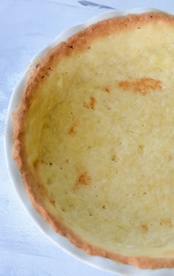 This is the Perfect Keto Pie Crust recipe! This buttery crust is made with almond flour and is perfectly flakey! This can be used in all of your favorite sweet and savory low carb recipes!