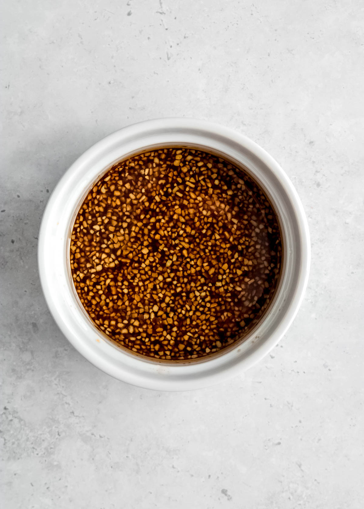 steak marinade in bowl