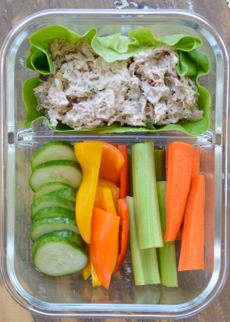 This easy Keto Tuna Salad is the perfect no-cook low-carb meal! Inexpensive, quick, and just 1.8 net carbs per serving.