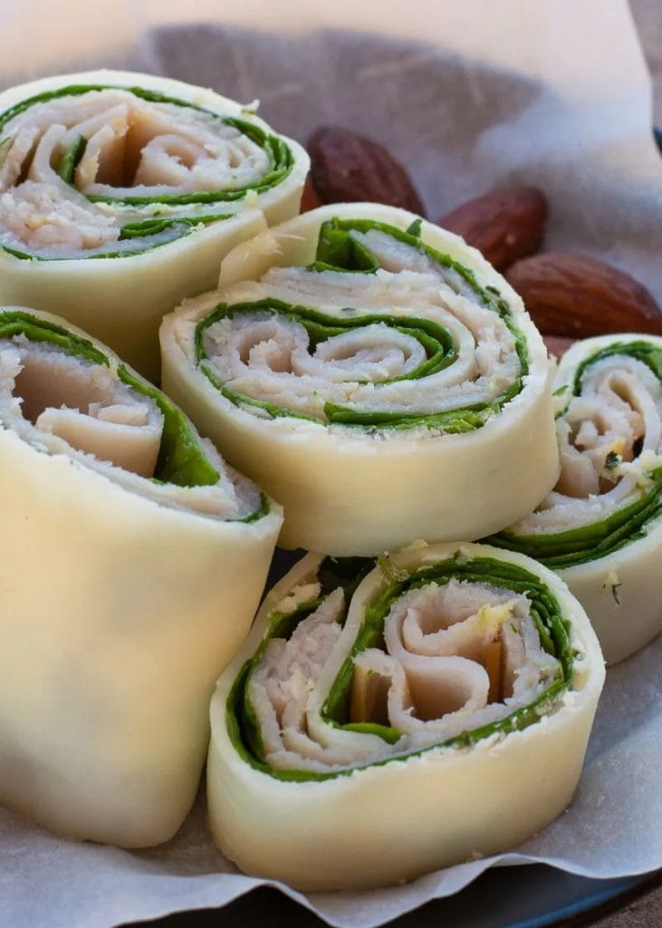 These four ingredient Turkey Roll Ups are the perfect quick and easy low carb lunch!